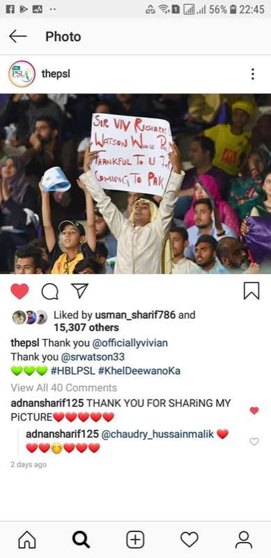 Featured on the official PSL page — Pakistan Super League